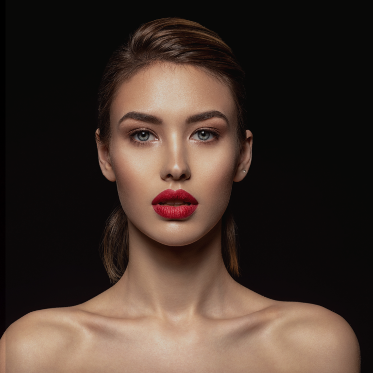Black Model Woman Posing in front of camera | Tru Beauty By Trevor | Henderson, NV | Las Vegas, NV